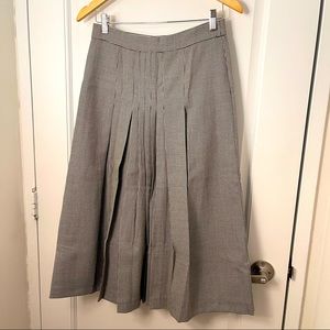 Midi Pleated Skirt Zara